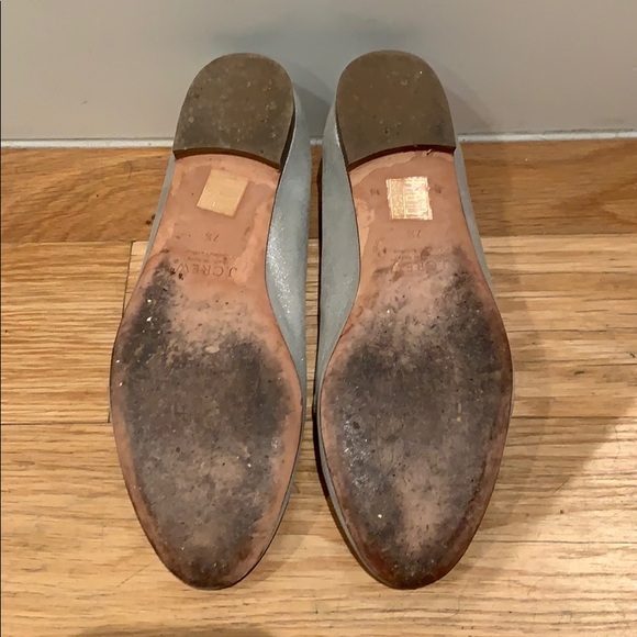 J.Crew 7.5 Metallic Silver Cleo Loafer - Picture 5 of 5